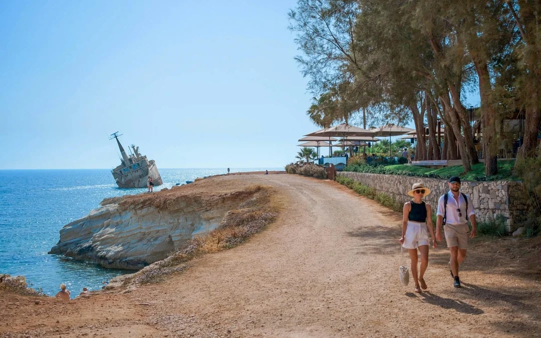 From Paphos: Aphrodite’s Akamas Blue Lagoon Bus & Boat Tour with Waterslide Image 8