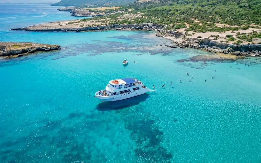 From Paphos: Blue Lagoon, Akamas & Aphrodite's Baths Trip Image 1