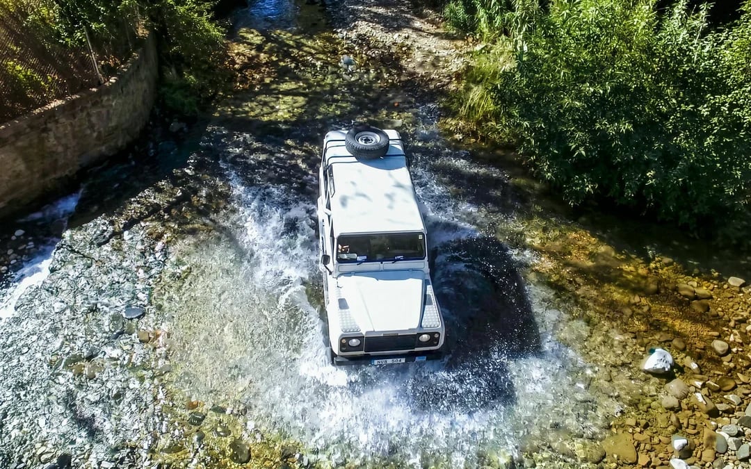From Paphos: Troodos Jeep Safari to Kykkos Monastery, Waterfall & Venetian Bridge Image 1