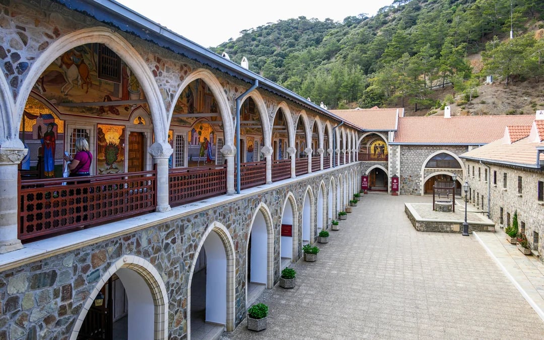 From Paphos: Troodos Jeep Safari to Kykkos Monastery, Waterfall & Venetian Bridge Image 3