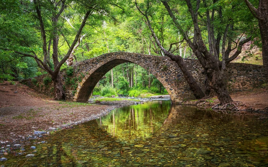 From Paphos: Troodos Viewpoints, Waterfall & Venetian Bridge with Wine Tasting Image 2