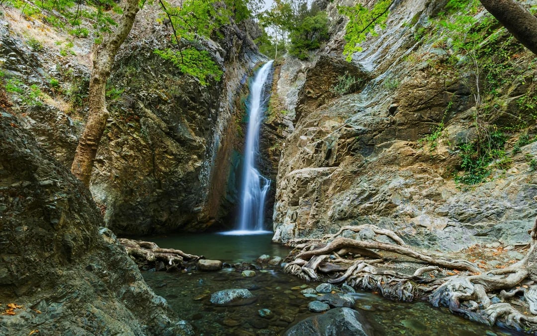 From Paphos: Troodos Viewpoints, Waterfall & Venetian Bridge with Wine Tasting Image 3