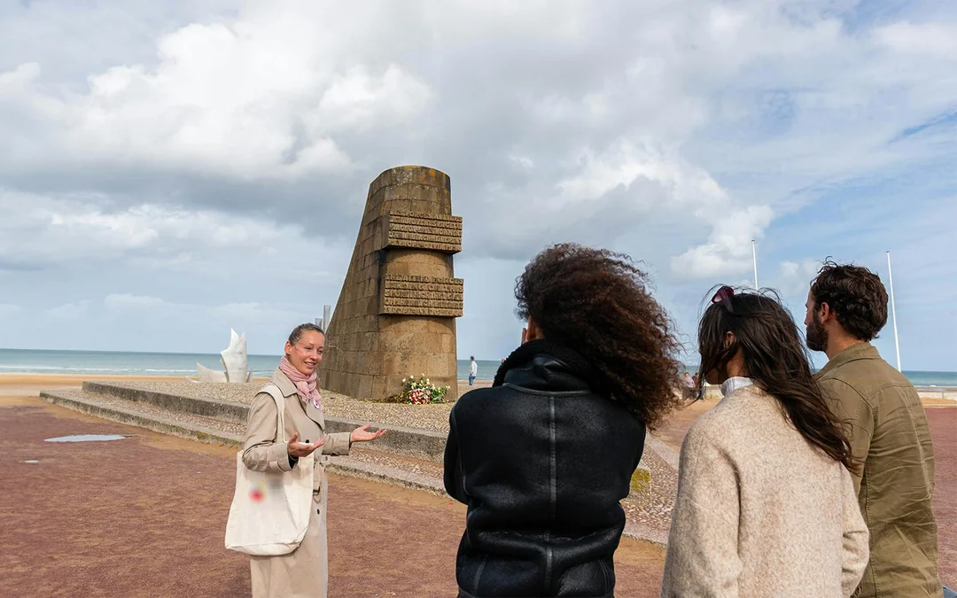 From Paris: Normandy D-Day Beaches Full-Day Guided Tour with Lunch Image 1