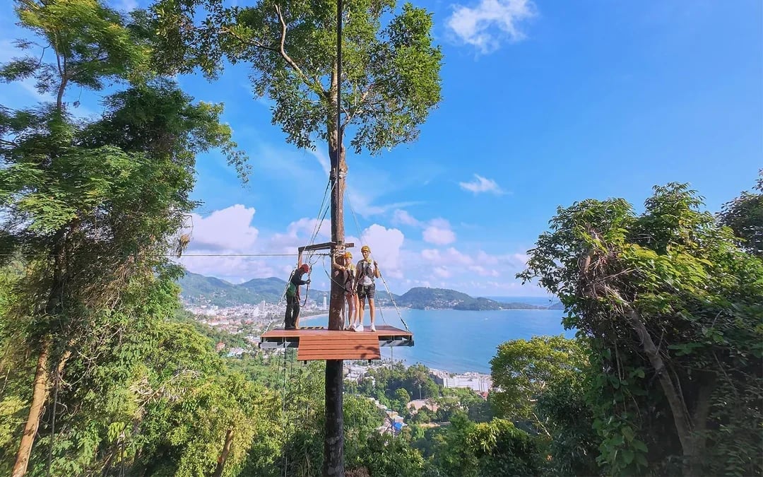 From Phuket: Erawan Patong Seaview Zipline Image 9