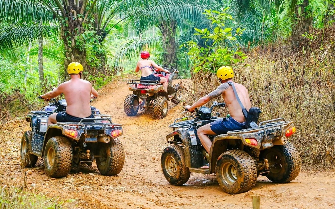 From Phuket: Khao Lak ATV Tour, Waterfall and Lunch with Hotel Transfers Image 4