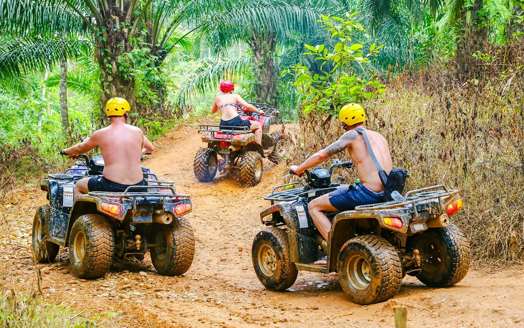From Phuket: Khao Lak ATV Tour, Waterfall and Lunch with Hotel Transfers Image 4