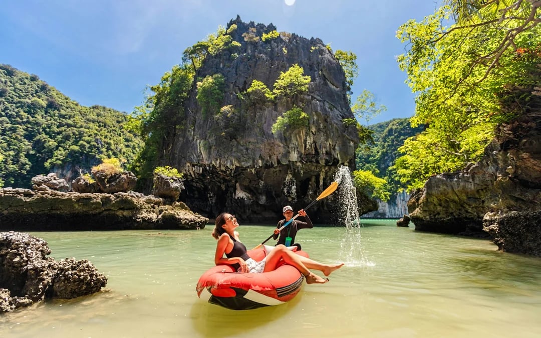 From Phuket or Khao Lak: James Bond Island, Koh Panyi & Khai Island Tour with Canoeing Image 10
