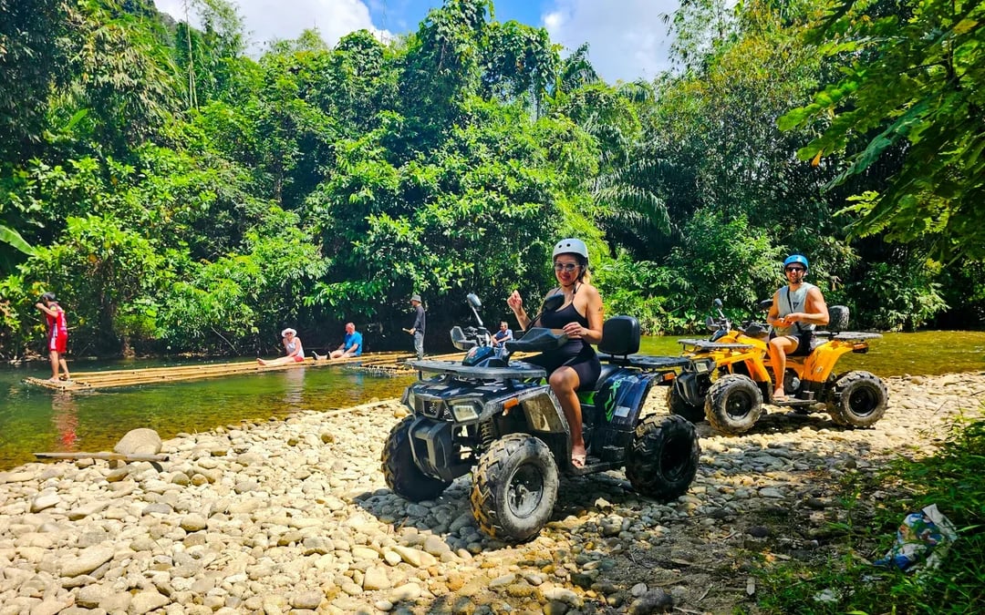 From Phuket: Private Khao Lak Day Trip with Bamboo Rafting, ATV Ride and Lunch Image 7
