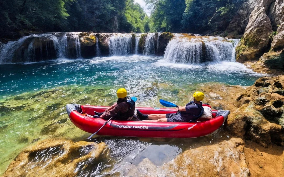 From Plitvice Lakes: Mrežnica Canyon Waterfalls Kayaking Adventure Image 10