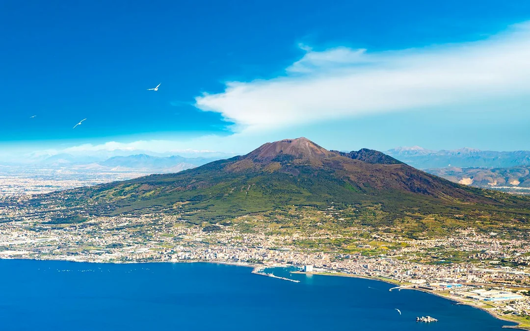 From Pompeii: Mount Vesuvius & Herculaneum or Pompeii Day Trip Image 1