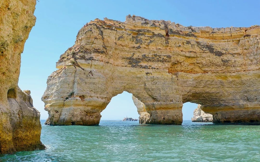 From Portimão: Benagil Cave and Coastline Catamaran Cruise with Brunch Option Image 4