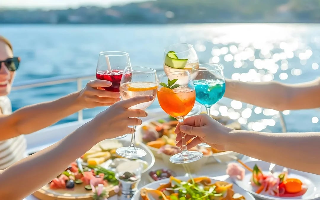 From Portimão: Benagil Cave and Coastline Catamaran Cruise with Brunch Option Image 10