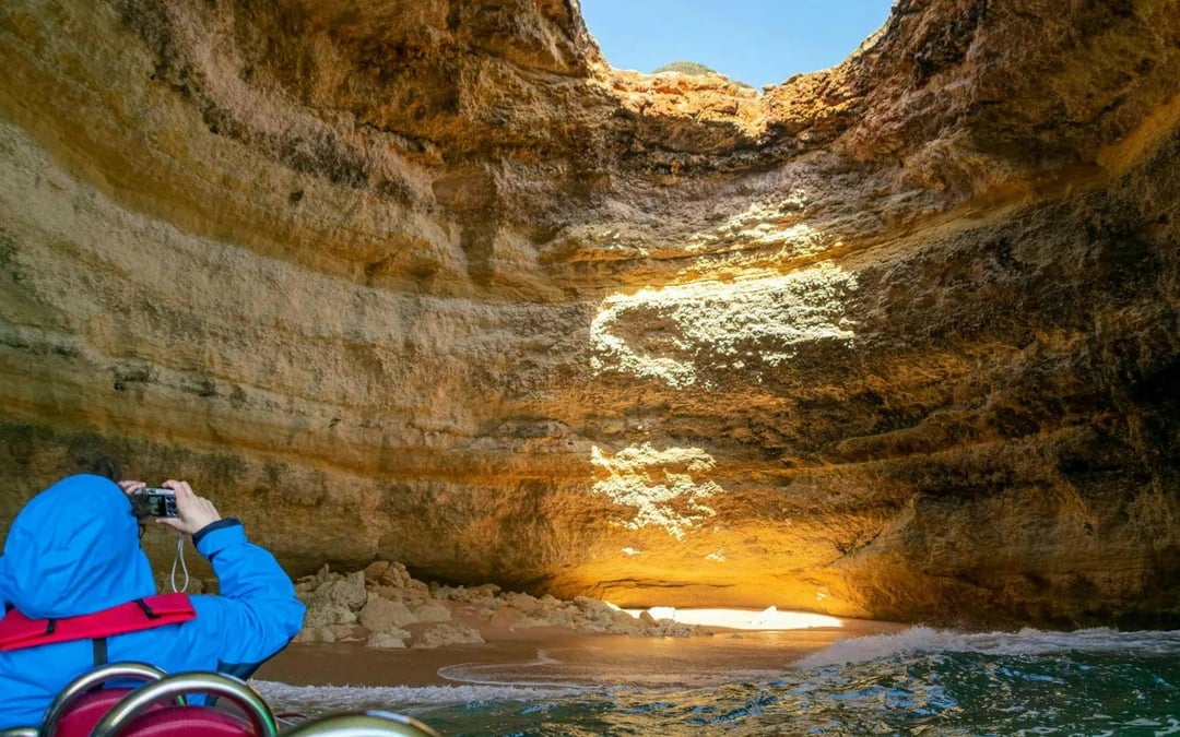 From Portimao: Benagil Cave & Dolphin Watching Boat Tour Image 5