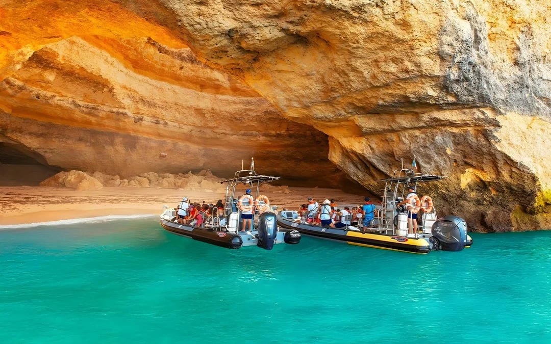 From Portimão: Benagil Cave & Marinha Beach Boat Tour Image 3