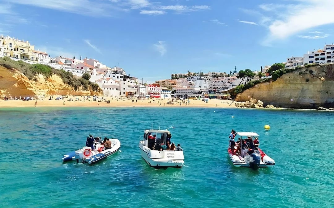 From Portimão: Benagil Cave & Marinha Beach Boat Tour Image 5