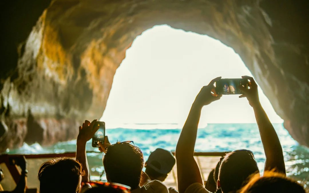 From Portimão: Benagil Cave & Marinha Beach Sunset Boat Tour Image 2