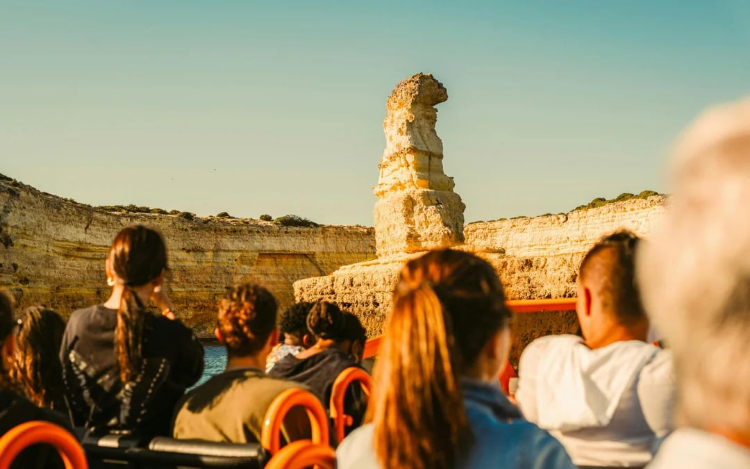 From Portimão: Benagil Cave & Marinha Beach Sunset Boat Tour Image 8