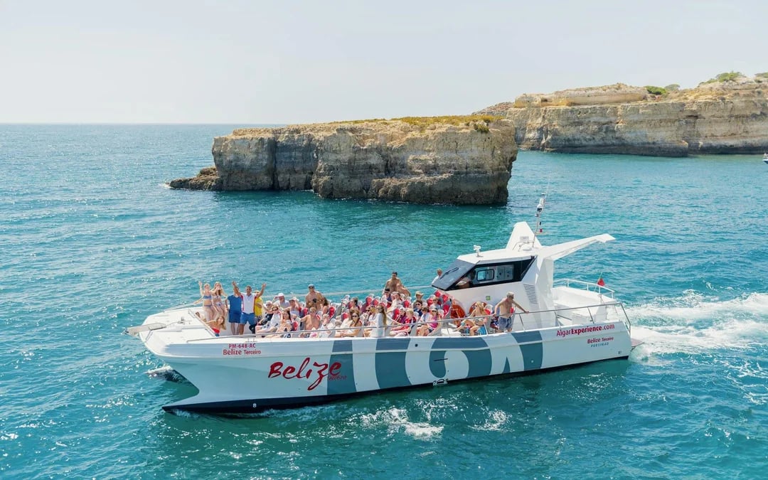 From Portimao: Benagil Cave Catamaran Cruise & Dolphin Watching Image 5