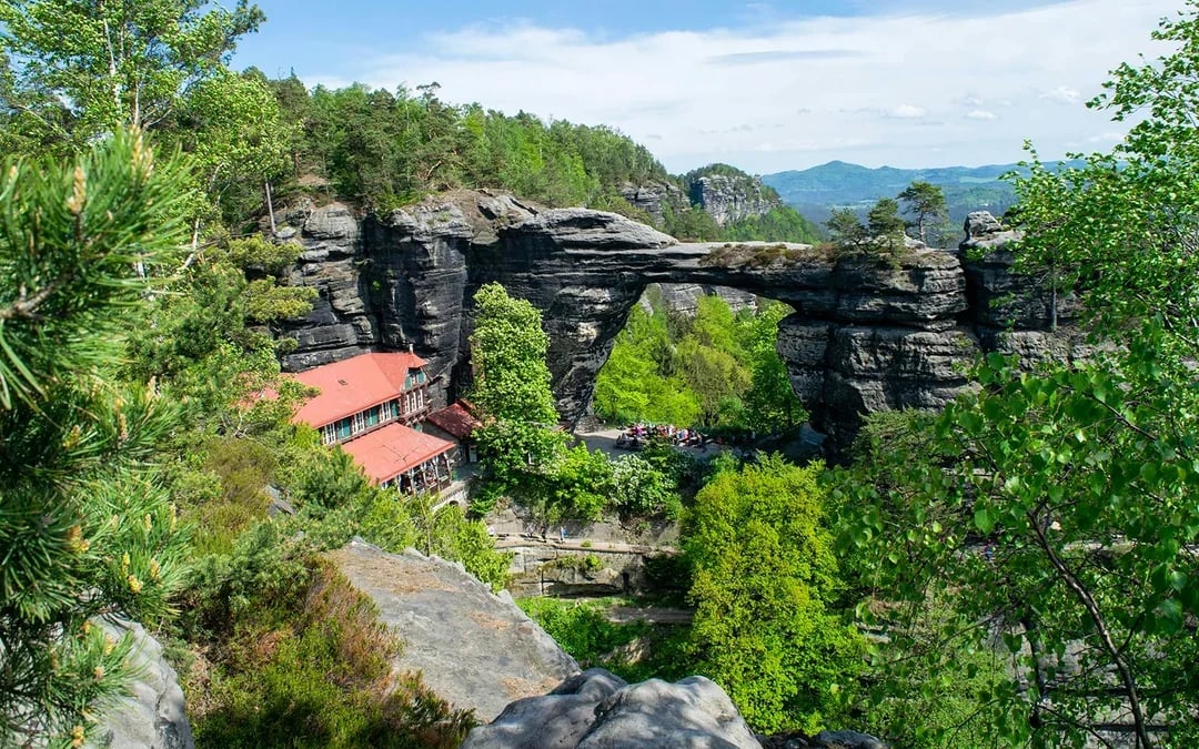 From Prague: Bastei Bridge & Tisa Walls Labyrinth Day Trip Image 3