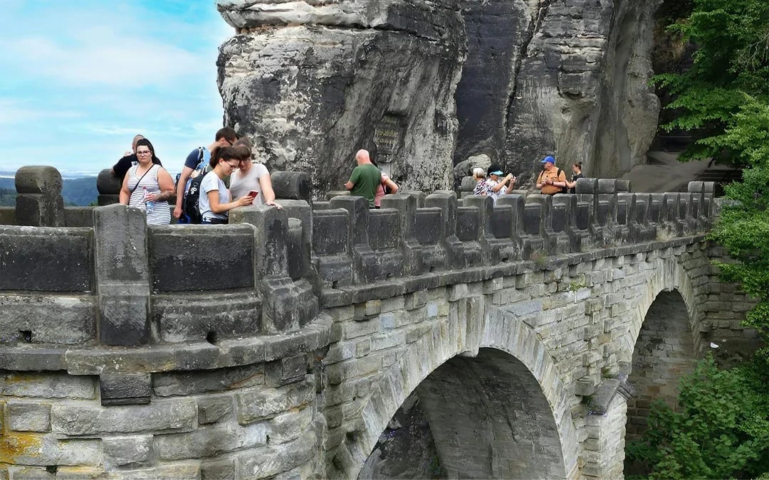 From Prague: Bastei Bridge & Tisa Walls Labyrinth Day Trip Image 9