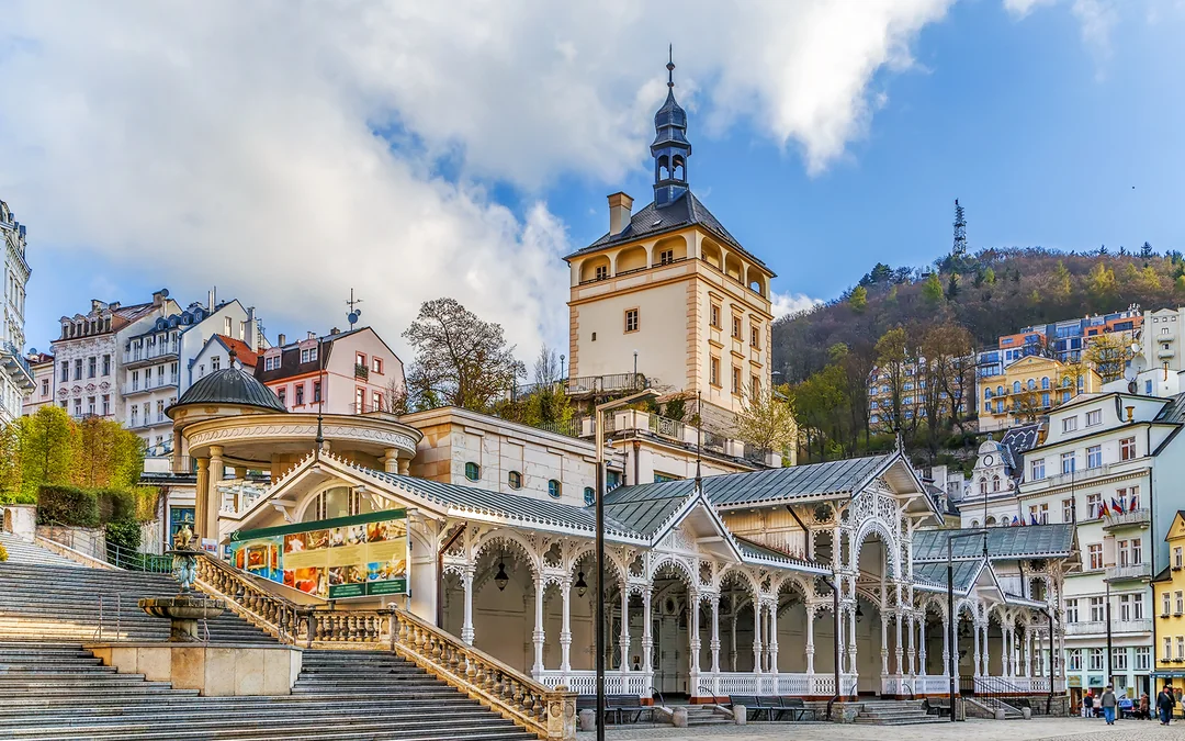 From Prague: Karlovy Vary & Diana Observation Tower Day Trip Image 1
