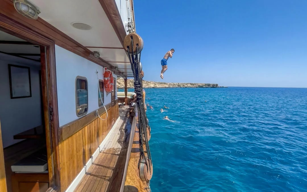 From Protaras: Blue Lagoon & Sea Caves Morning or Sunset Cruise Image 6