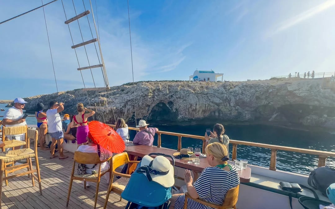 From Protaras: Blue Lagoon & Sea Caves Morning or Sunset Cruise Image 7