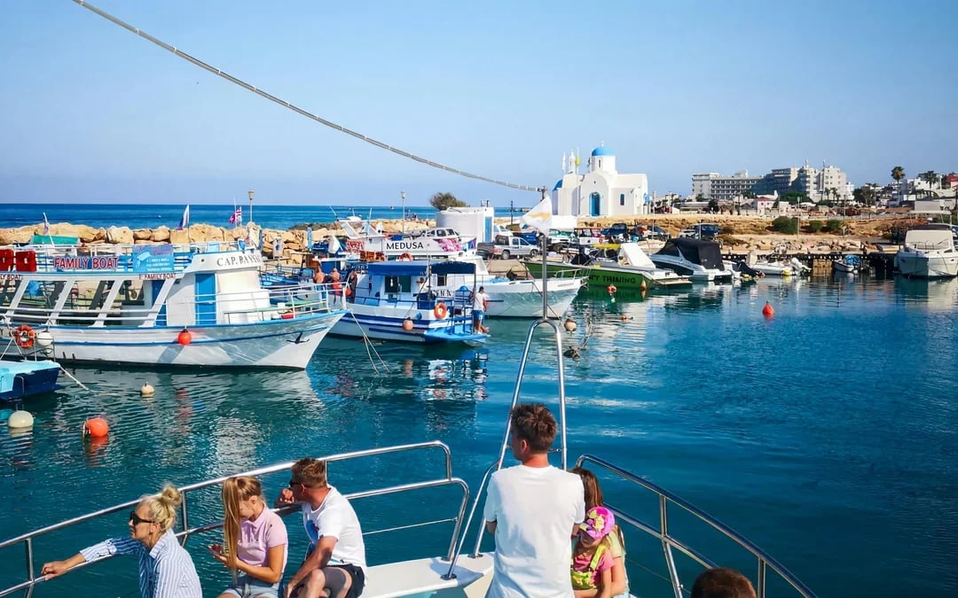 From Protaras: Blue Lagoon Cruise to Sea Caves & Turtle Cove Image 2