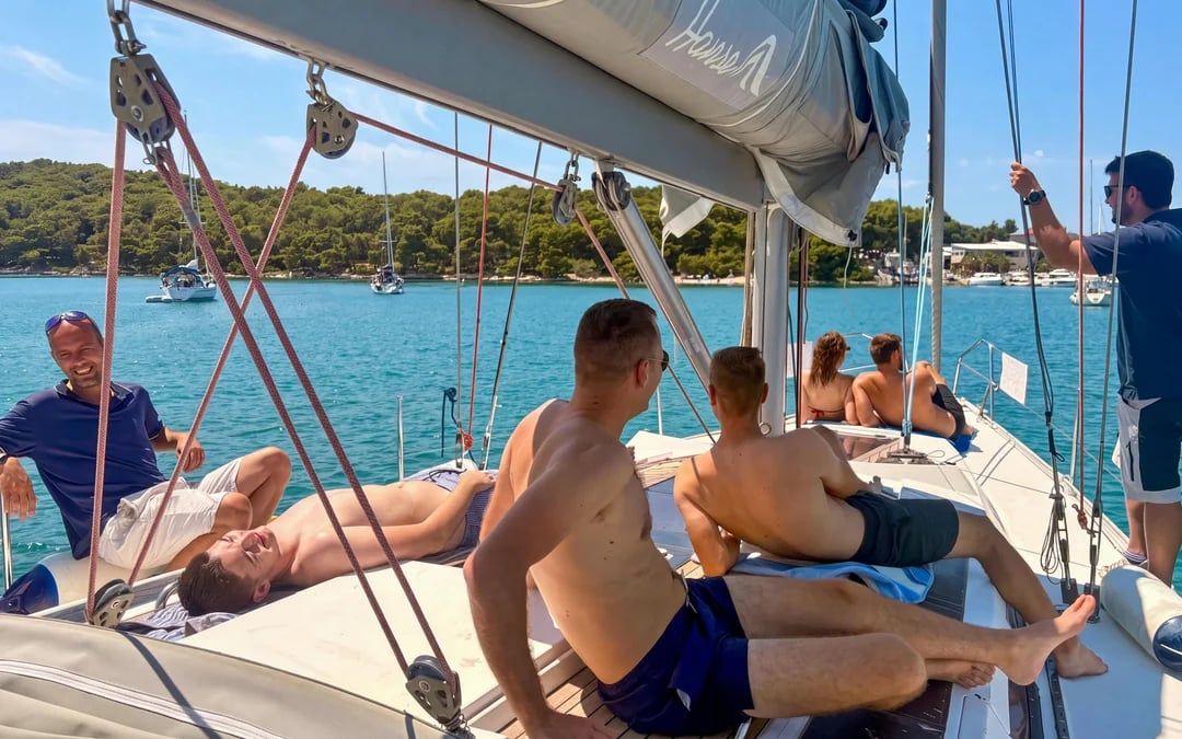 From Pula: Small-Group Brijuni Islands Sailing Adventure with Snorkeling, SUP and Cliff Jumping Image 5