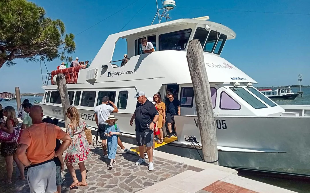 From Punta Sabbioni: Murano, Burano & Torcello Islands Boat Tour with Glass Blowing Image 2