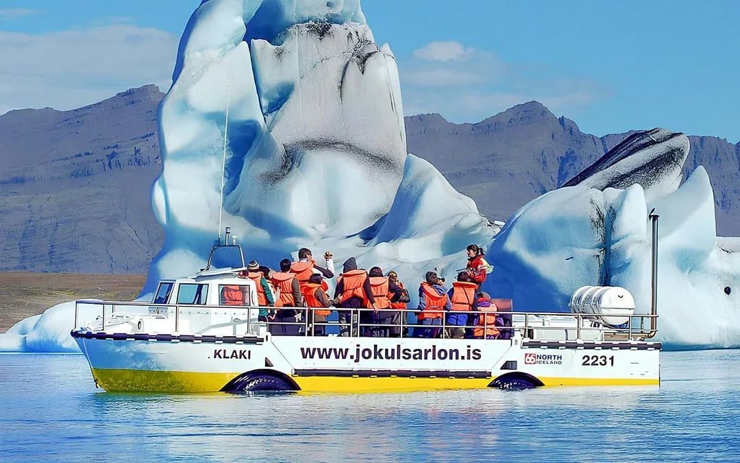 From Reykjavik: Jokulsarlon Glacier Lagoon Boat Ride & Diamond Beach Tour Image 5