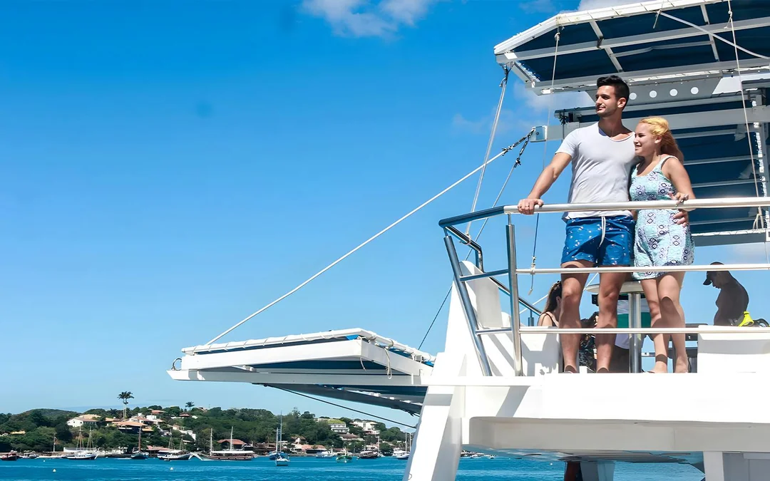 From Rio: Búzios Full Day Tour with Catamaran Cruise Image 2