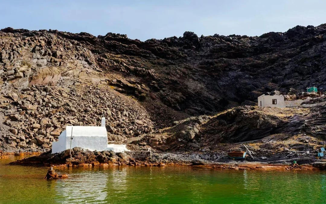 From Santorini: Premium Catamaran Cruise with Meal, Drinks & Transfers Image 8