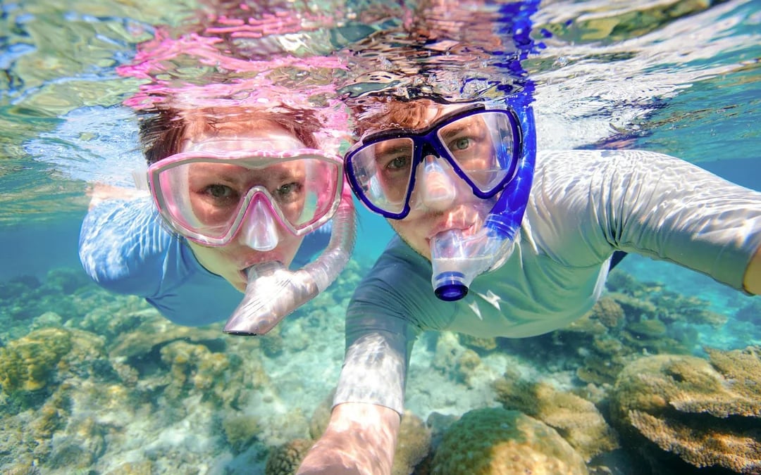 From Sharm El Sheikh: Private Ras Mohamed & White Island Cruise with Diving, Snorkeling, BBQ Lunch & Transfers Image 2