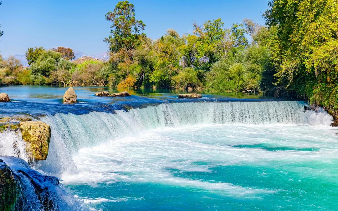 From Side: Manavgat River and Dolphin Island Cruise with Lunch Image 4