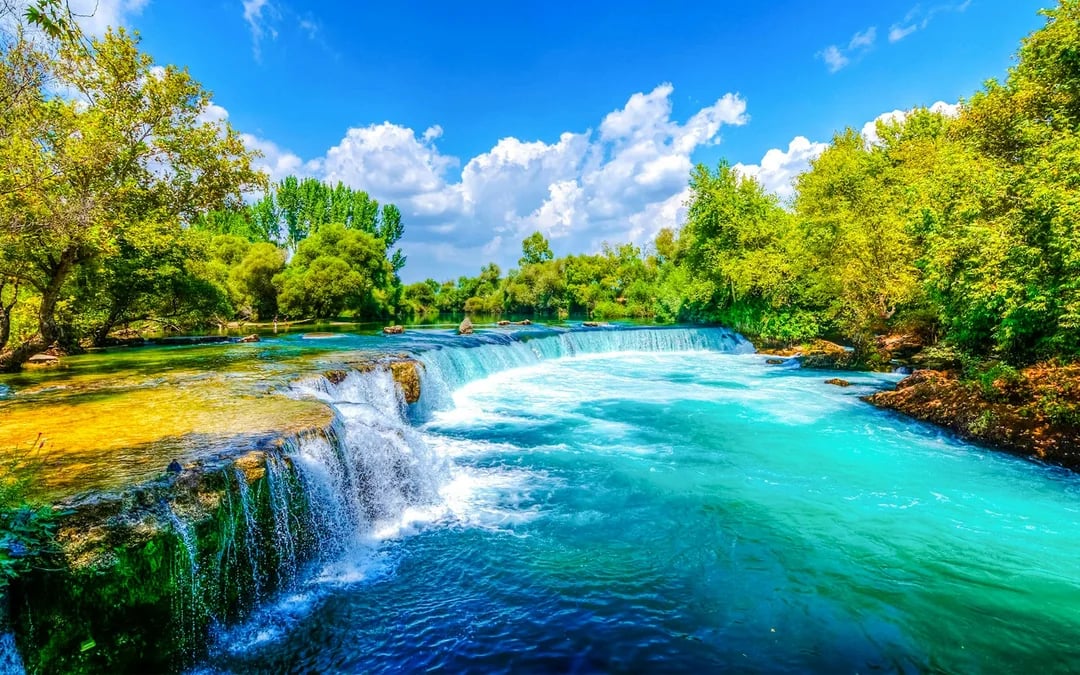 From Side: Manavgat River Cruise with Lunch, Bazaar Visit and Waterfall Stop Image 1