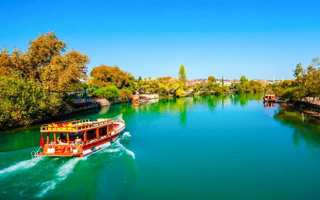 From Side: Manavgat River Cruise with Lunch, Bazaar Visit and Waterfall Stop Image 4