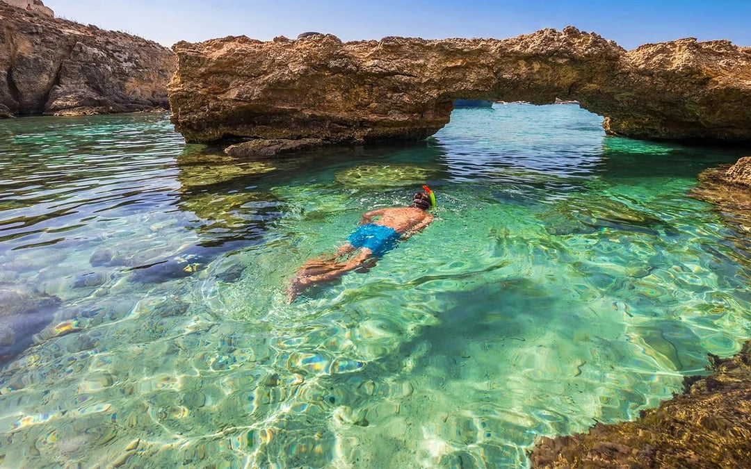 From Sliema: Cruise to Gozo and Comino on a Turkish Gulet with Lunch & Drinks Image 4