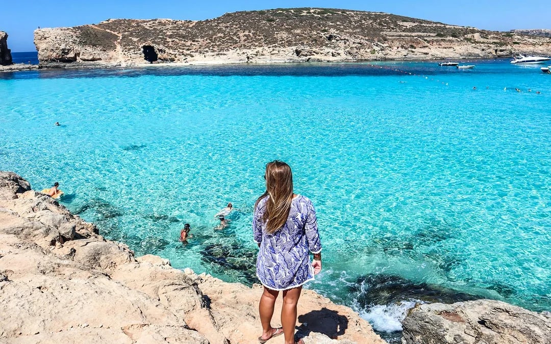 From Sliema: Cruise to Gozo and Comino on a Turkish Gulet with Lunch & Drinks Image 8