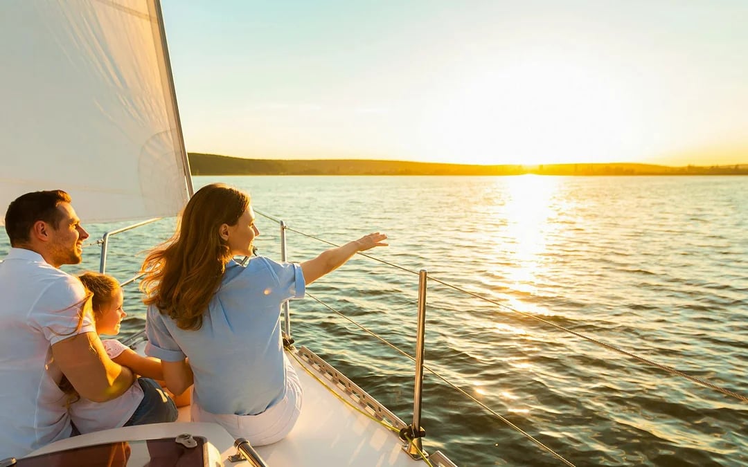 From Sopot: Sunset Cruise from the Pier with Prosecco Image 3