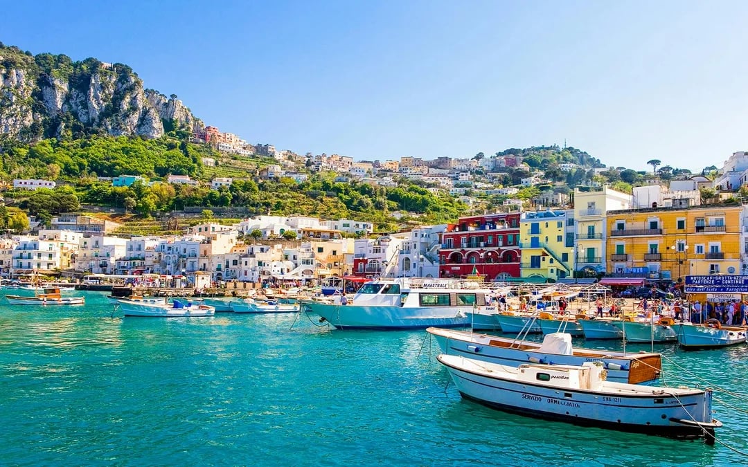 From Sorrento: Capri and Blue Grotto Boat Tour Image 1