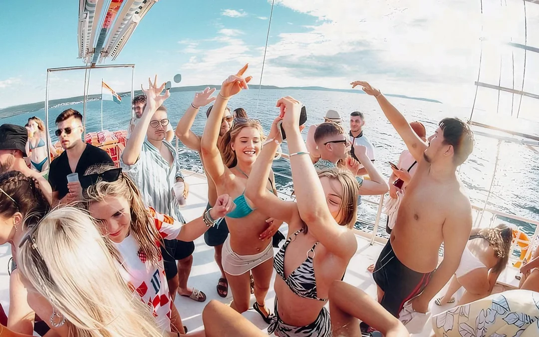 From Split: Blue Lagoon Boat Party Cruise with DJ & After-Party Entry Image 1