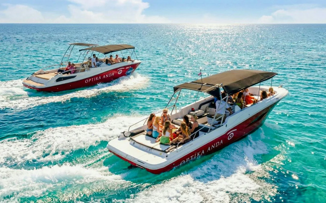 From Split: Blue Lagoon, Ciovo & Trogir Speedboat Tour Image 1