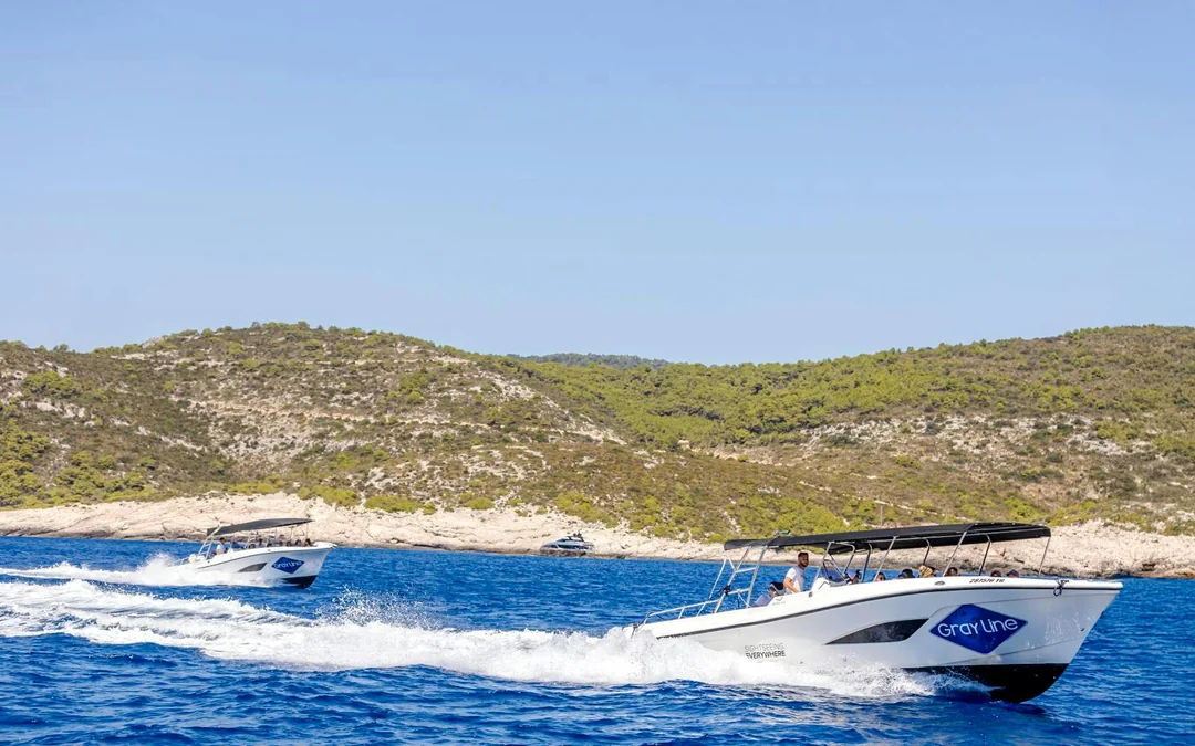 From Split: Blue Lagoon, Duga Bay & Trogir Boat Tour with Snorkeling Image 1