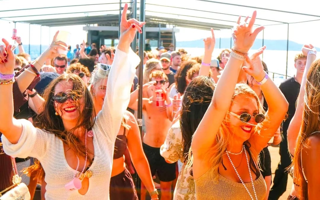 From Split: Blue Lagoon Yacht Party with Swim Stop, DJs & Nightclub Entry Image 1