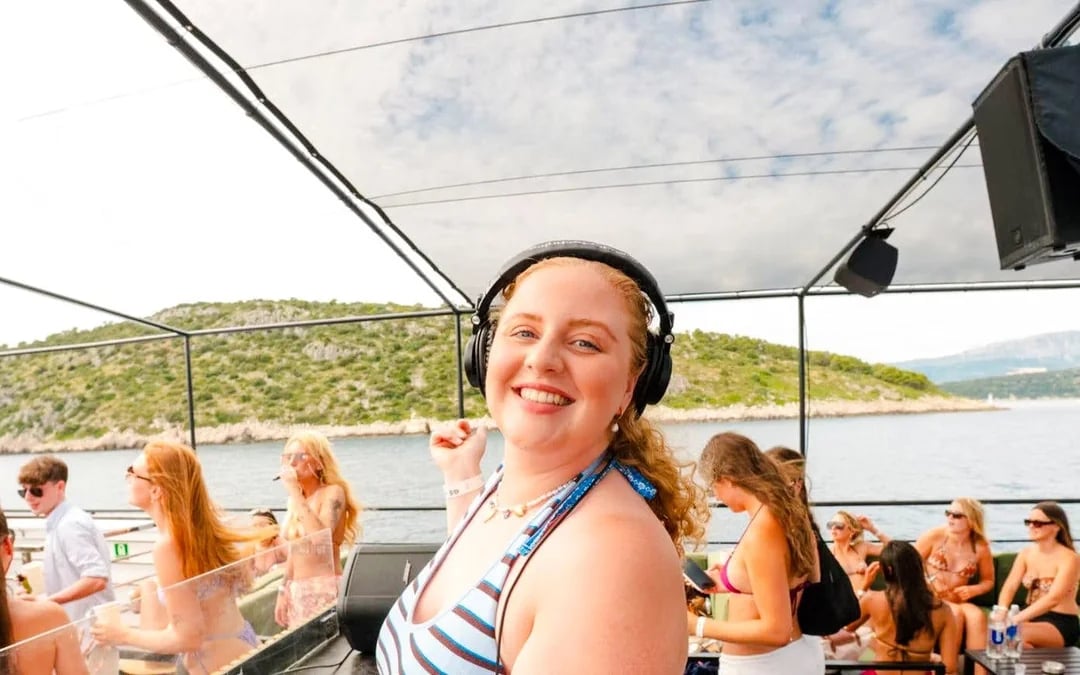 From Split: Blue Lagoon Yacht Party with Swim Stop, DJs & Nightclub Entry Image 4