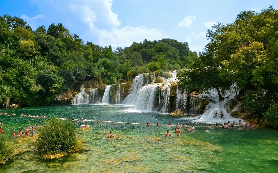 From Split: Full-Day Trip to Krka National Park with Boat Ride & Swimming without Entry Tickets Image 4