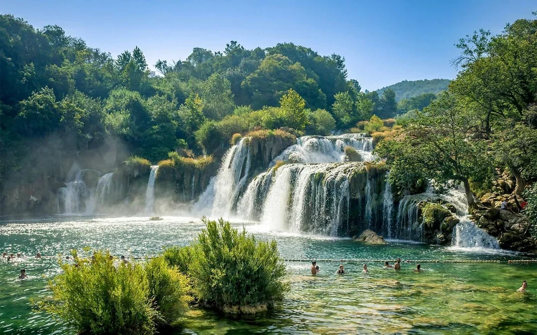 From Split: Krka National Park Day Trip with Wine and Olive Oil Tasting Image 9