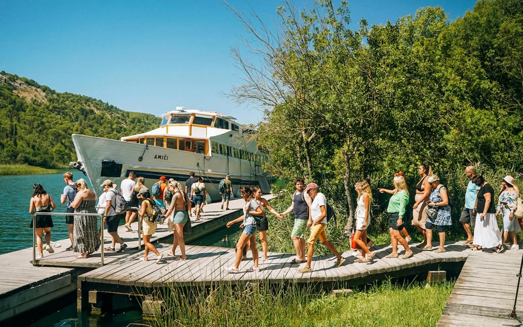 From Split: Krka National Park Guided Day Trip with Boat Ride and Swimming Image 3