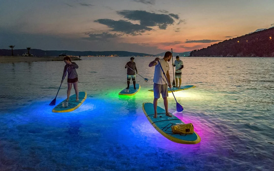 From Split: SUP or Kayak Night Glow Tour Image 1